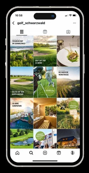 Instagram Golf Schwarzwald